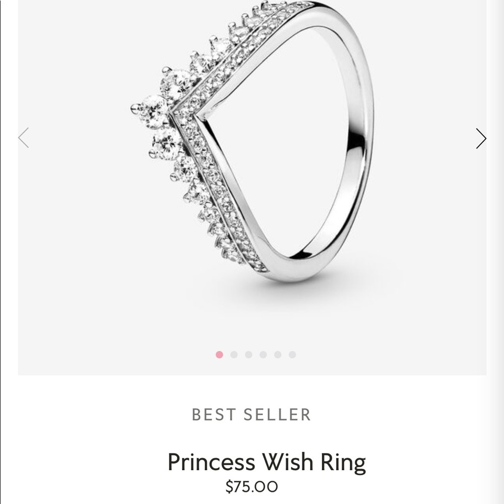 Pandora princess wish ring
